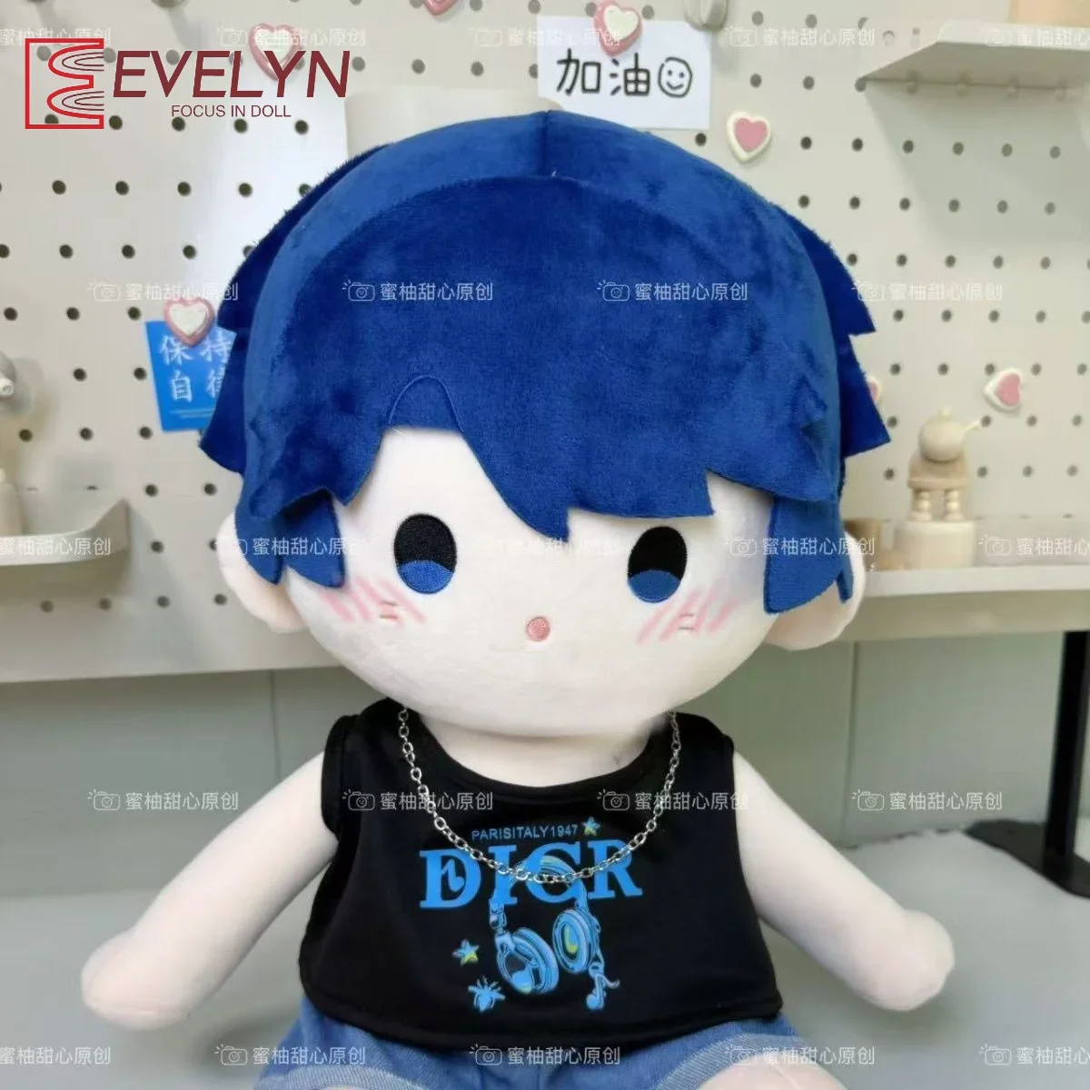 Evelyn 40cm Cotton Doll Clothes Sleeveless top Pants Necklace Replacing Suit Christmas Gift Love and Deepspace