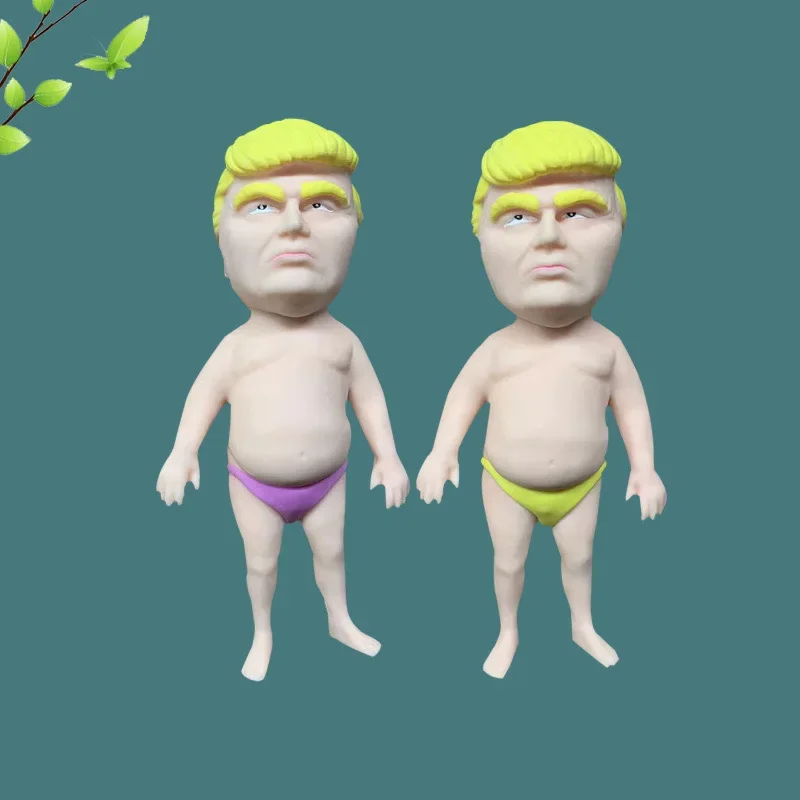 Creative Sand Dressing Stress Relieving and Venting Dolls Trump Ornaments TPR Ornaments Humorous and Humorous Handicrafts