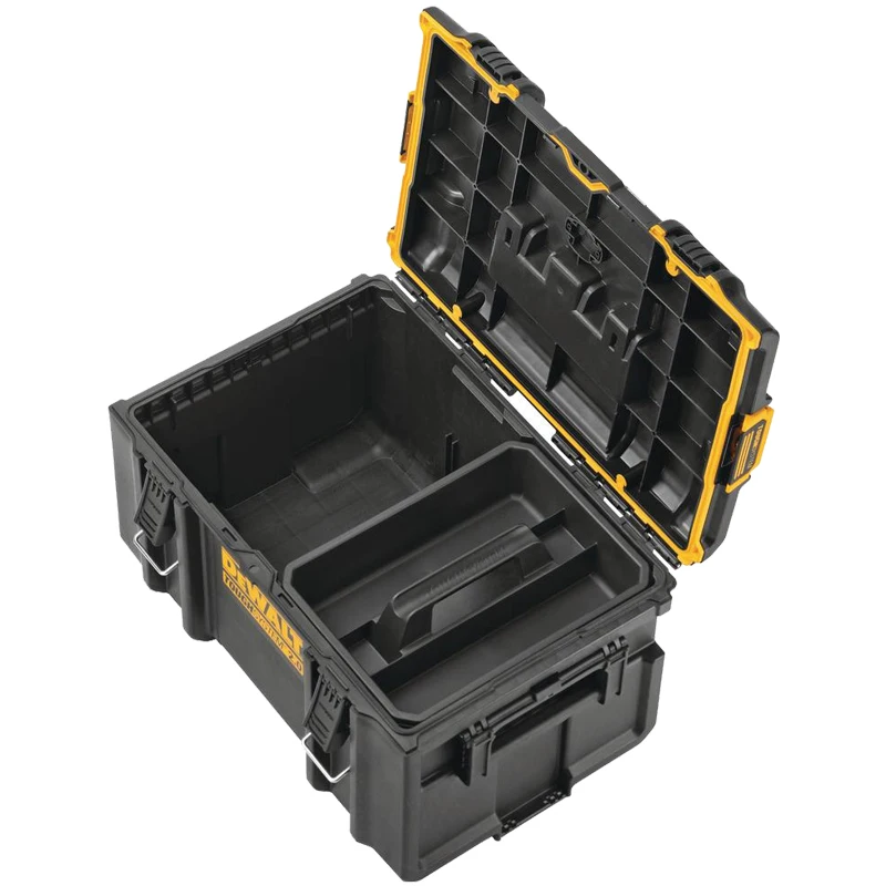 DEWALT DWST83342-1 TOUGHSYSTEM 2.0 DS400 Box 50KG Large Capacity High Performance IP65 Tools Case Dustproof and Waterproof