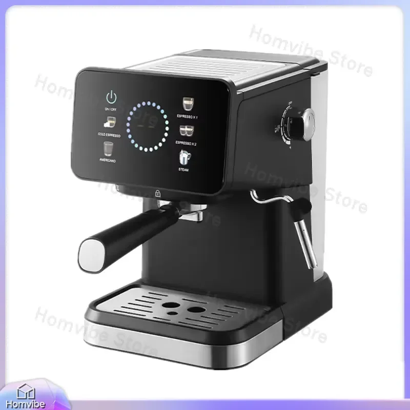 20 Bar Espresso Machine with Dual Brew Hot and Cold Smart Touchscreen Milk Frother Fast Heating Energy Saving Coffee Maker