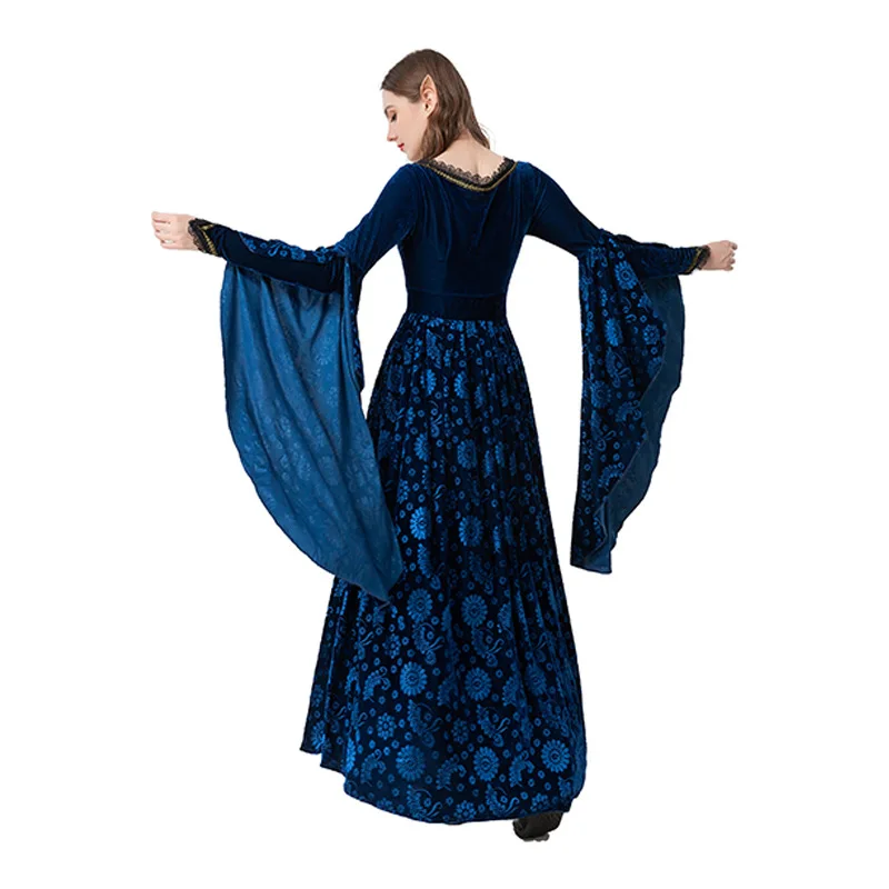 Medieval Renaissance Cocktail Dress Vintage Dress Prom Dress Women's Costume Vintage Cosplay Party elf costume woman