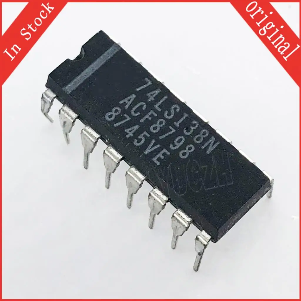 10pcs/lot SN74LS138N 74LS138 DIP HD74LS138P DIP-16 In Stock