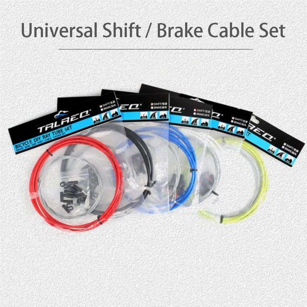 Trlreq Road Mtb Bike Shift and Brake Cable Set Wire 4mm 5mm For Bicycle Shifters Derailleur Brake Cable Bicycle Accessories