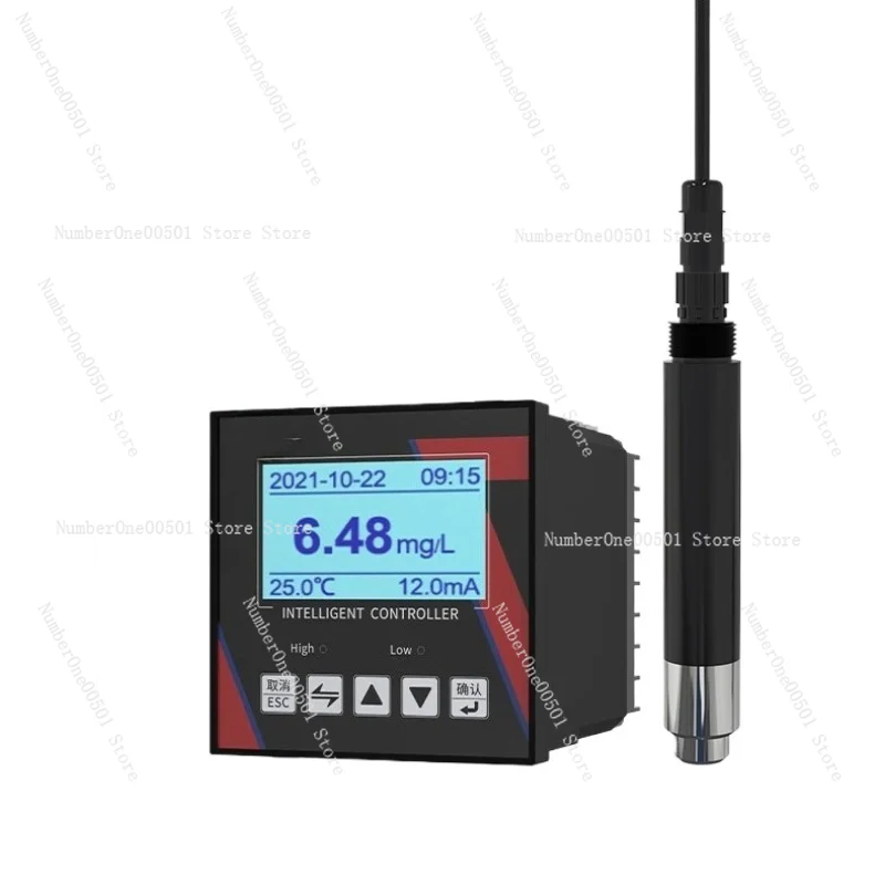 Fluorescence Dissolved Oxygen Sensor Aquaculture Water Quality Monitor Online Automatic PH Conductivity