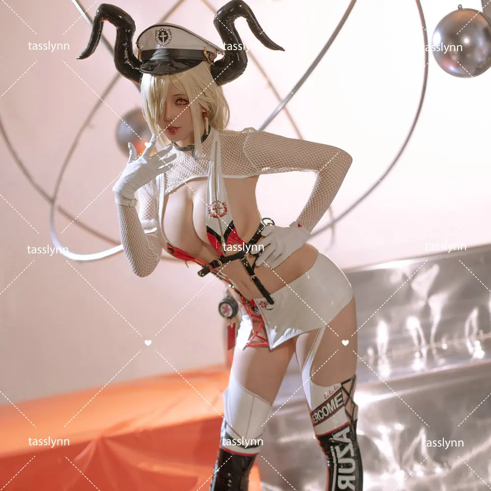 Anime Azur Lane Owari Cosplay Costume Owari Motorcycle Suit Owari Racing Suit Dishwasher Design Anime Cosplay Halloween Costumes