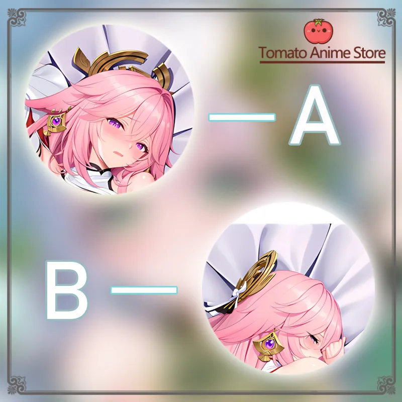 Genshin Impact Yae Miko Dakimakura Hing Body Case Otaku Pillow Cushion Bed Ings Xmas Gift Anime Game