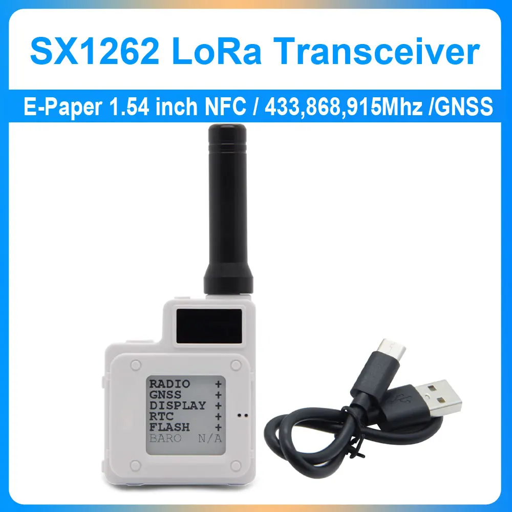 TTGO T-Echo NRF52840 SoftRF/Meshtastic LoRa SX1262 433/868/915Mhz BME280 GPS GNSS L76K 전자 종이, 아두이노용 1.54 인치 NFC