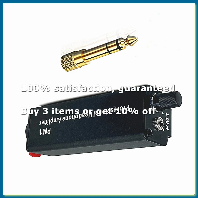 Headphone Amplifier Converter XLR to 3.5MM Audio Interface Mini Portable HIFI Headphone Amplifier Clip Mount-WDL