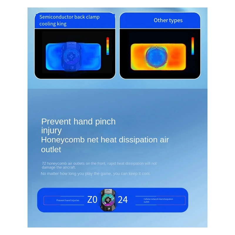 JABS SL31 Mobile Phone Cooler Cooling Fan Radiator TEC Adjustable Semiconductor Refrigeration Game Cooler For Cellphones