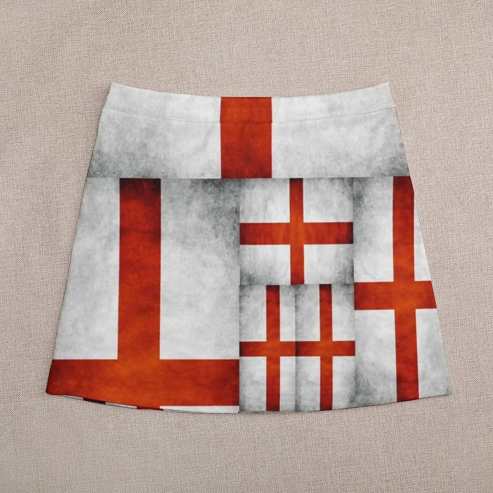 England St George Flag T Shirt and Hoodie Mini Skirt korean style clothing Kawaii