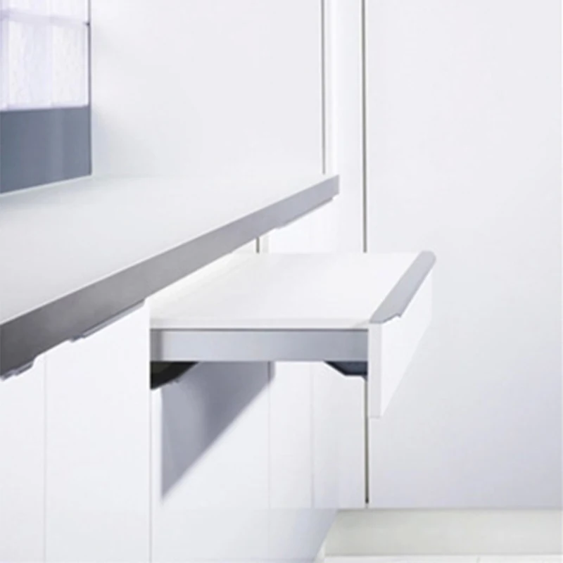 

Многосекционная скрытая направляющая для выдвижных ящиков с шарикоподшипниками, система One-Pull