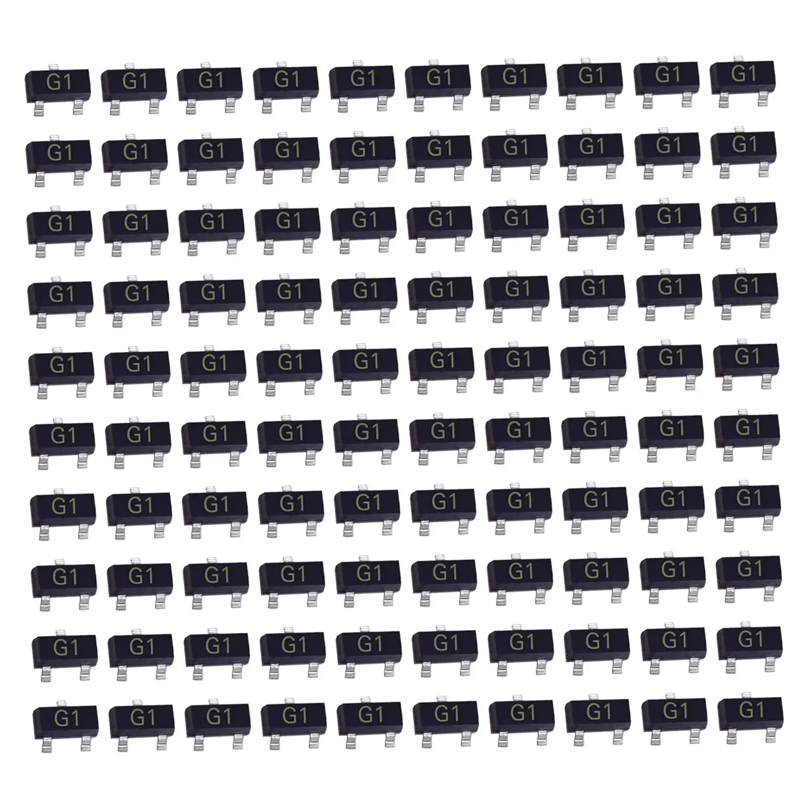 100Pcs SMD Transistors MMBT5551LT1G 2N5551 to-23-3 for Electronic Projects Household Appliances Circuit Board Audio Video Repair