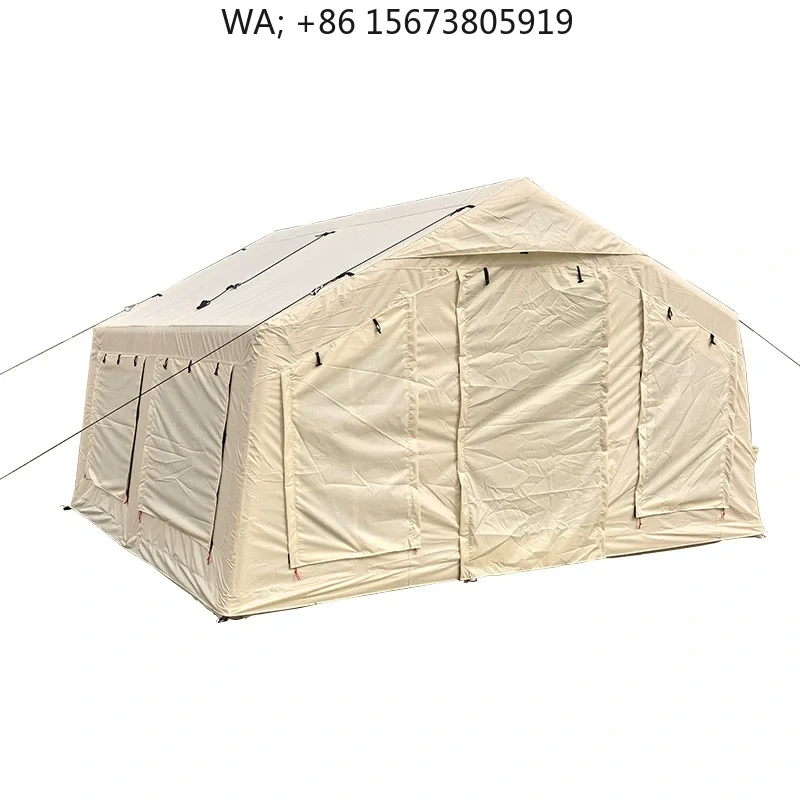 

Large outdoor inflatable tent, windproof, sun-proof and rain-proof, suitable for family camping and travSupport customization