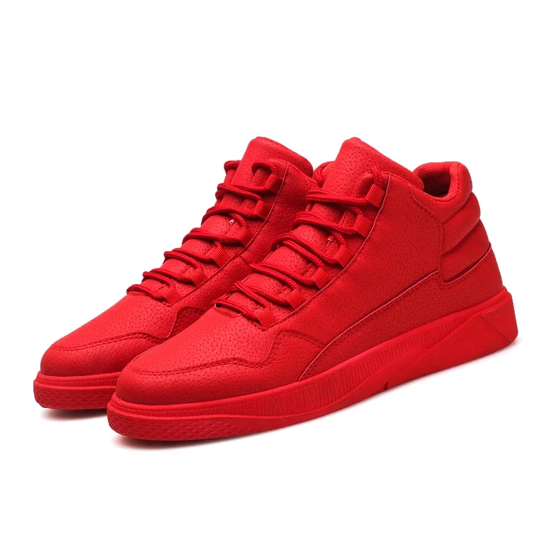 2024 NRunning Shoes Men Skateboarding Shoes High-top Comfortable Sports Outdoor Sneakers red Skateboarding Shoes Chaussure Homme