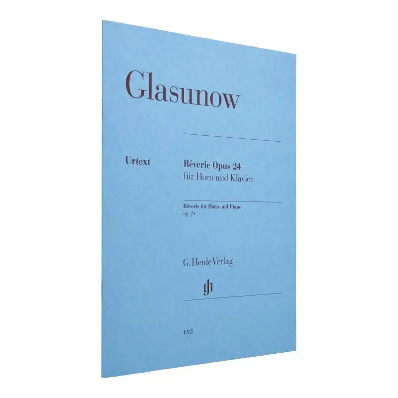 

HN1285 Glasunow Reverie Op 24 F HR A Pn Rahmer Dominik G Henle Verlag 9790201812854 Книга