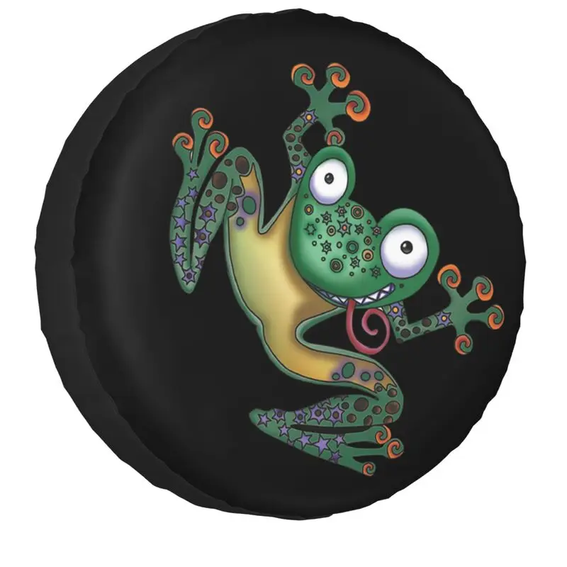 Flippin Frog Spare Tire Cover for Jeep Hummer Animal SUV RV 4WD Car Wheel Protectors Accessories 14