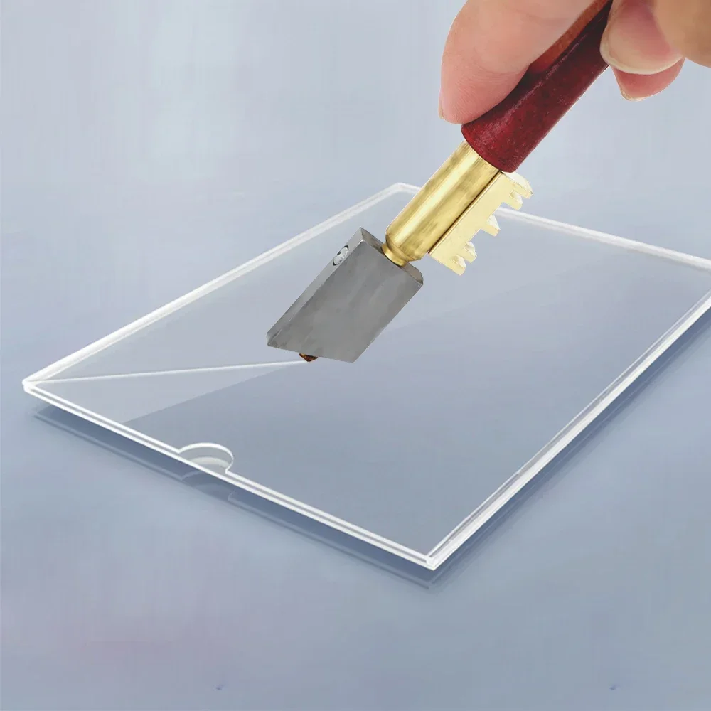 Single Diamond Glass Cutter Sharp Knife Glass Diamond Cutting Tool Portable