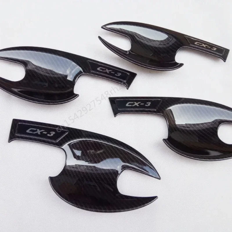 For Mazda CX-3 CX3 2016 2017 Outside Handle The Outer Door Bowl Decoration Car Accessories Anti-Rub Protection Beautiful