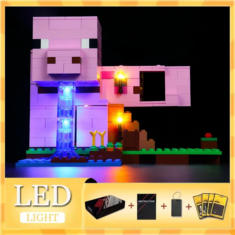 Advanced DIY Led Light Kit For Lego 21170  Pig House (Only Led Light,Without Blocks Model) High-Performance