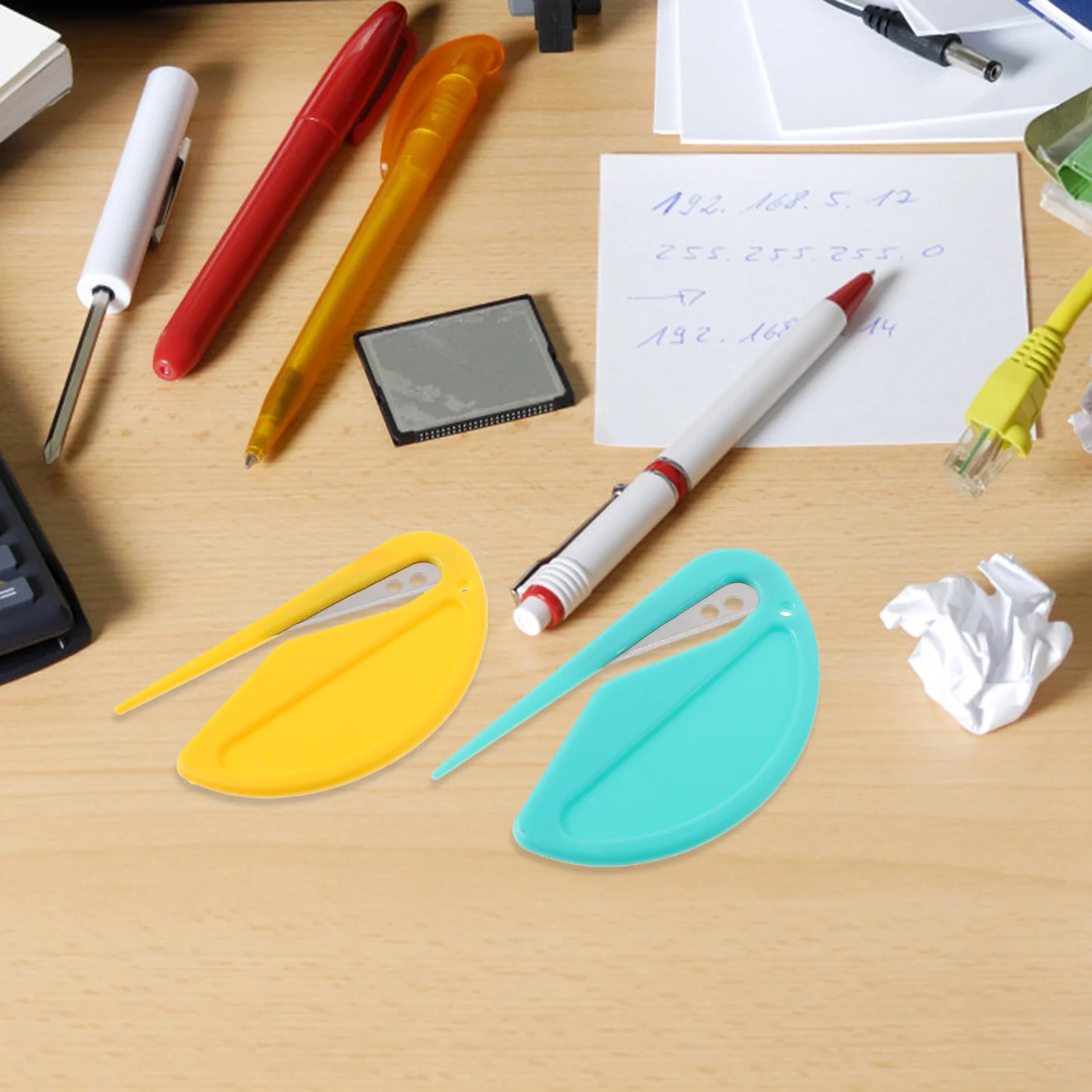 5-delige draagbare briefopener Mail Mini-papierpakket Envelopopeningsgereedschap Leuk snijden