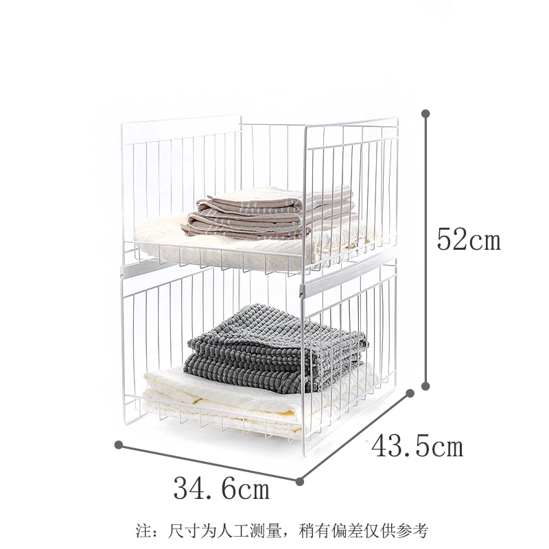 Closet Partition Layered Shelf Shelf Cabinet Storage Box Drawer Type Storage Rack Nail Free Lattice Bedroom