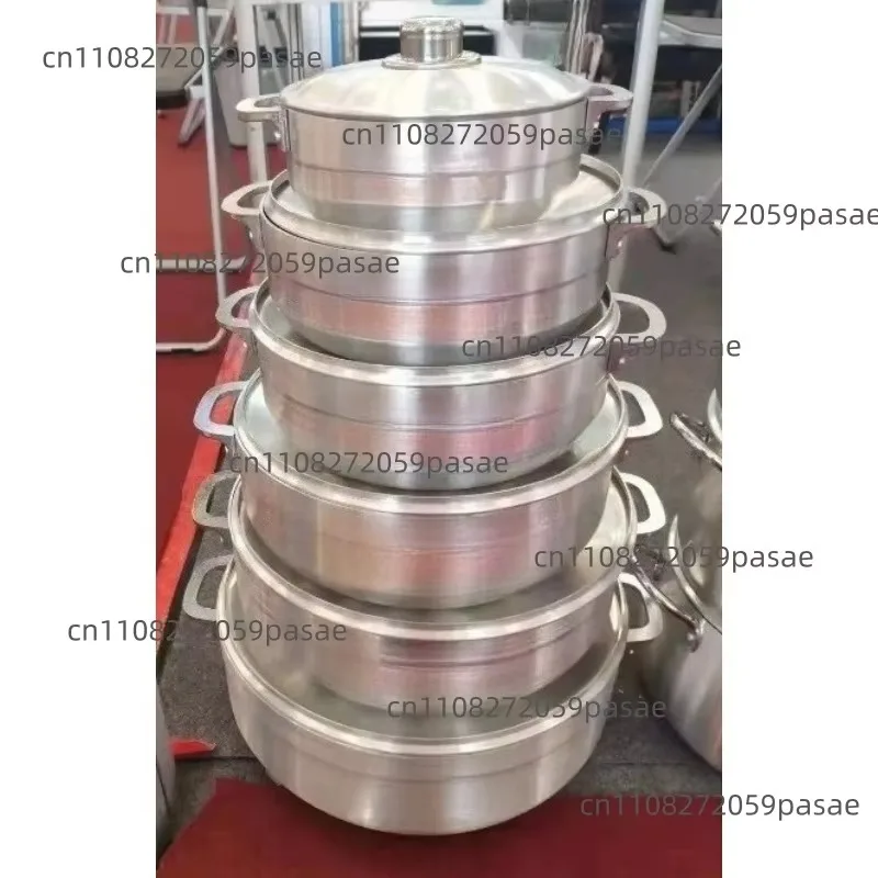 Cookware Set Kitchen Accessories Aluminum Round Soup Pot 20-36cm 6PCS Non Stick Stewed Pot Set Cookware Set Casserole Big