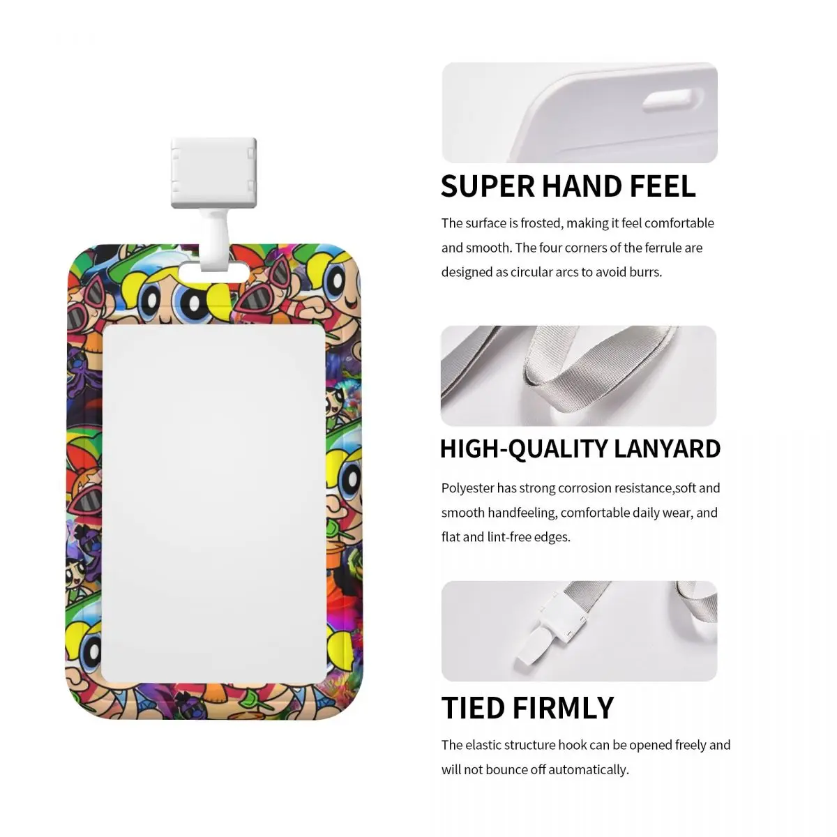 Powerpuff Girls Lanyard ID Kaarthouder - usage example