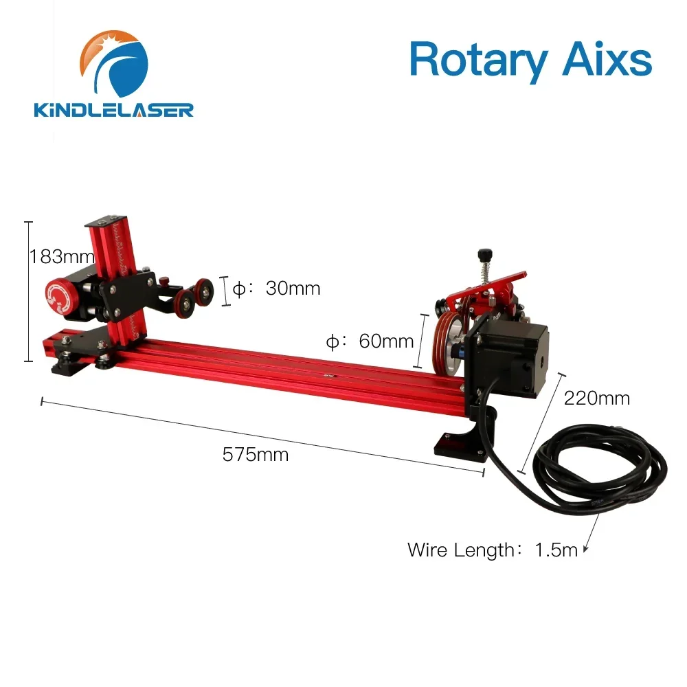 

Kindlelaser Rotary Rotation Aixs гравировка с роликами 2 3-фазные шаговые двигатели для лазерной маркировки гравировально-режущего станка