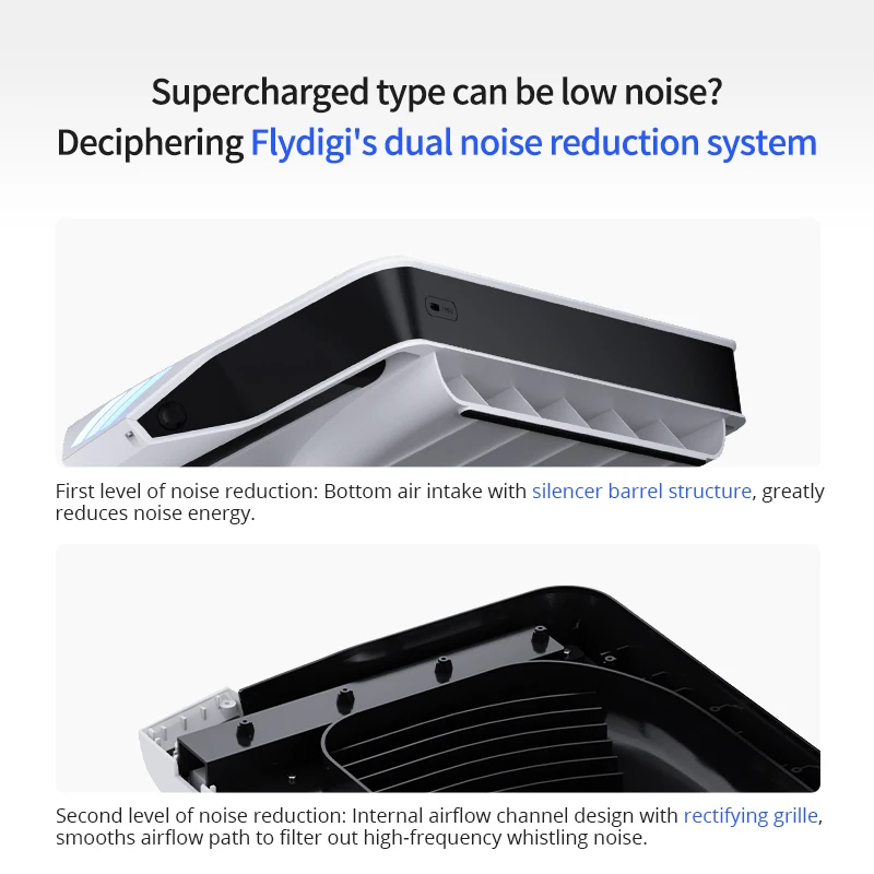 Flydigi Laptop Cooler BS1 Overclocking Pressure Air Dual Noise Reduction Intelligent Variable Frequency Computer Bracket