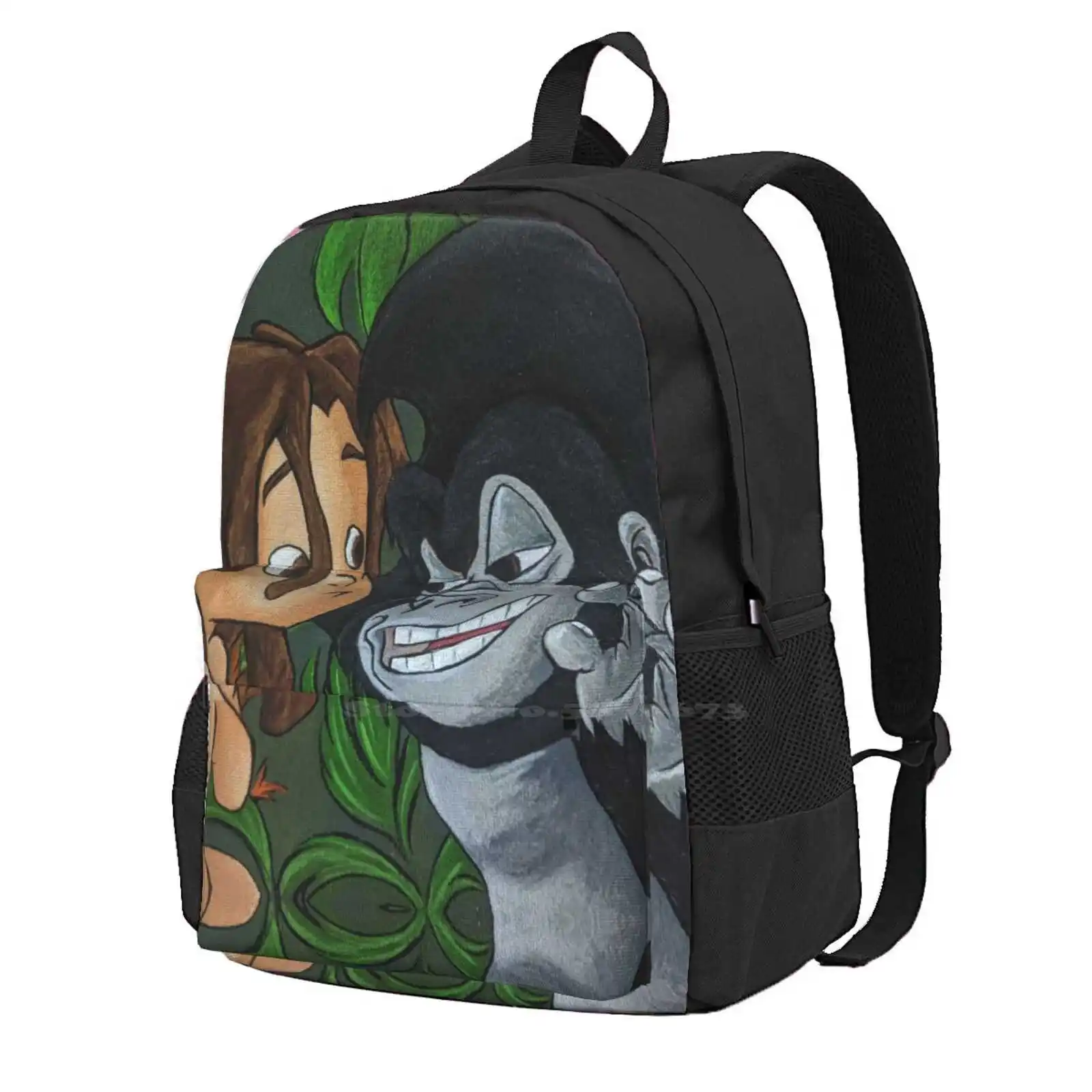 Tarzan Jungle Man And Turk The Gorilla Hot Sale Backpack Fashion Bags Tarzan Gorilla Jungle