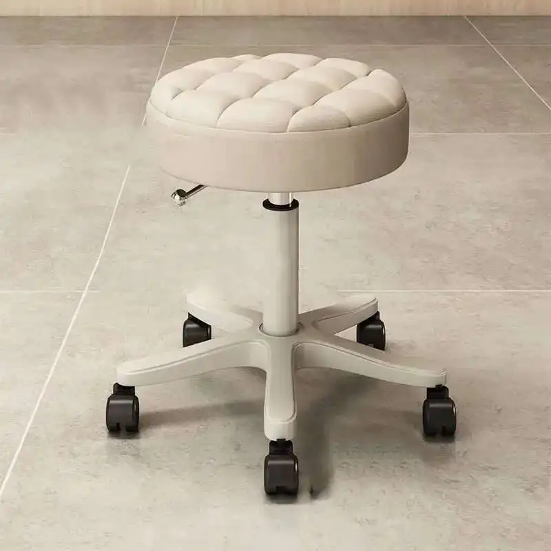 Light Luxury Barber Chairs Simple Lifting Pulley Manicure Large Work Chairs Beauty Salon Special Stool Home Back Makeup Chair