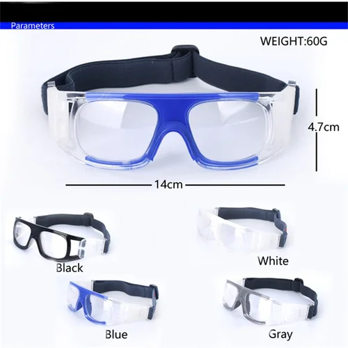 Imagen 2 del producto Gafas para miopía de fútbol y baloncesto para deportes al aire libre, gafas graduadas anticolisión de 0-0,5-0,75 a-6,0