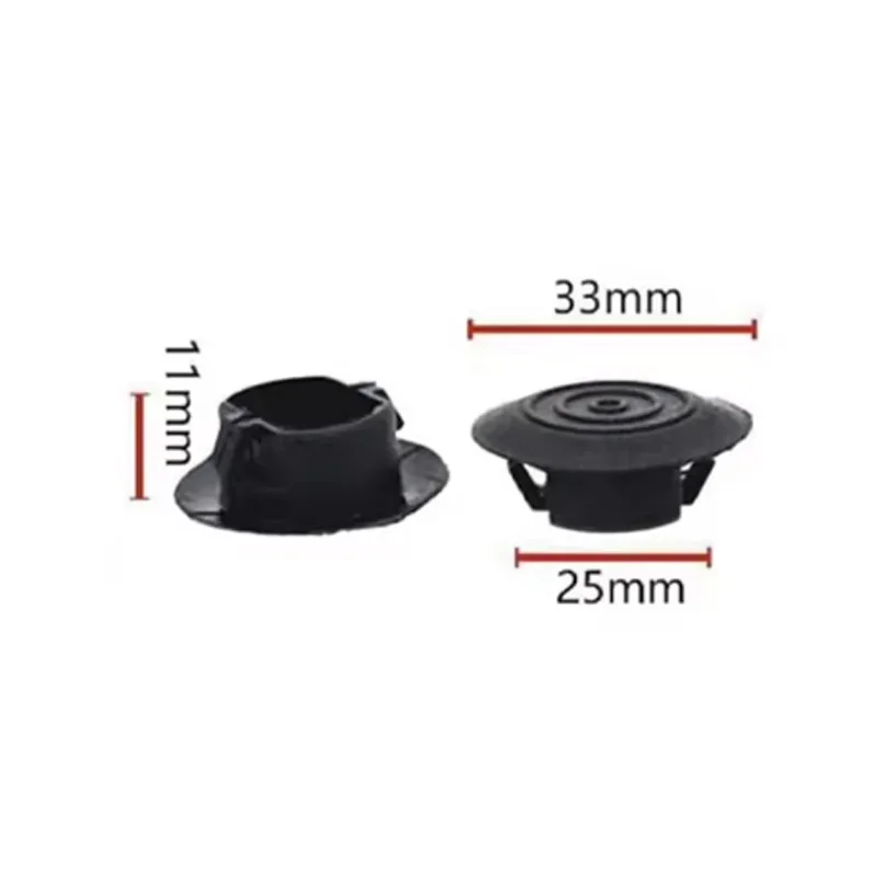 76924-52021 10PCS V-134 Black plug cover suitable for decorative side skirt plug of Toyota Nissan BYD car 88970495