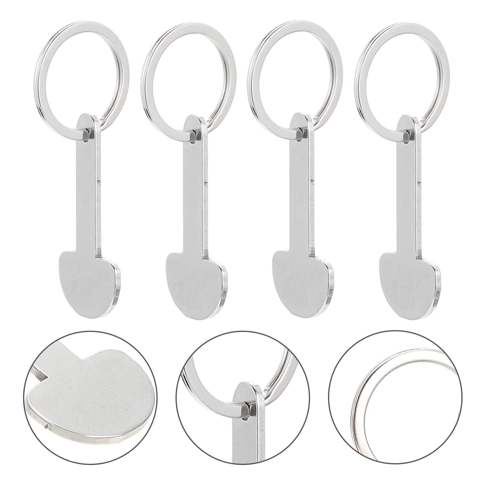 Cart Token Hanging Keyring Shopping Chain Rings Metal Keyrings Trolley Tokens Pendant Buckle Keychain Accessory