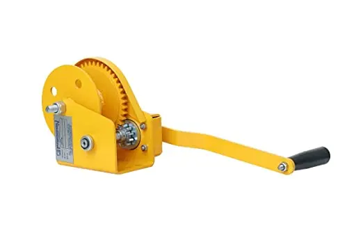 Portable 1200 LBS 1800 LBS 2600 LBS capstan cable winch manual hand winch with self locking brake