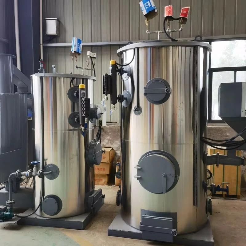 Customizable New Vertical Biomass Steam Generator Fire Tube Low Pressure Fully Automatic Industrial Heating Evaporator