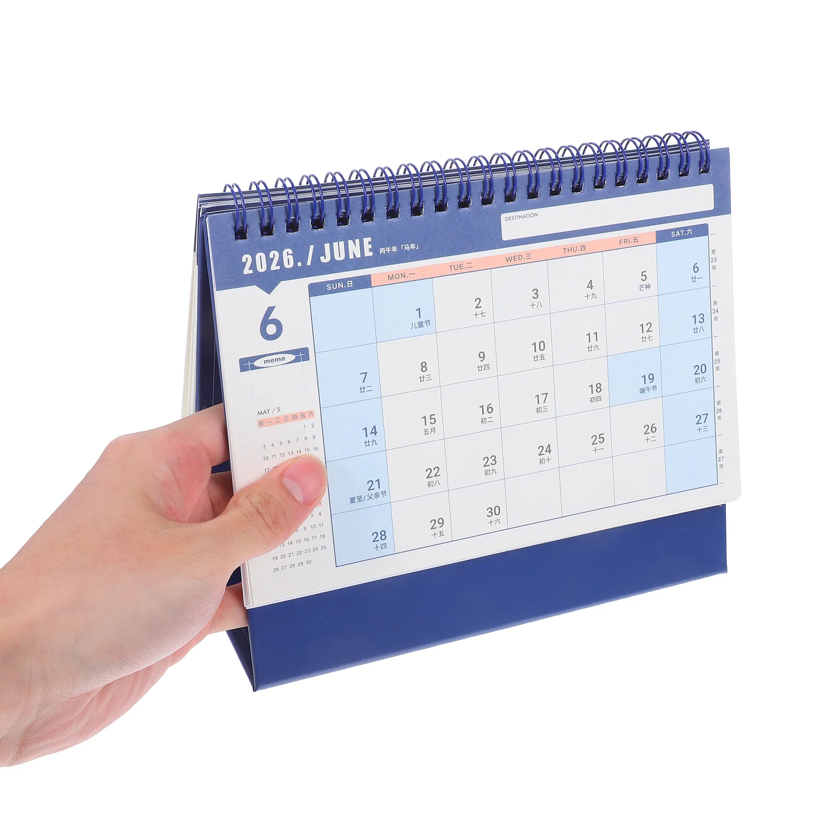 

2026 Desk Calendar Small Aesthetic Vintage for Home Paper Cute Little Calendars
