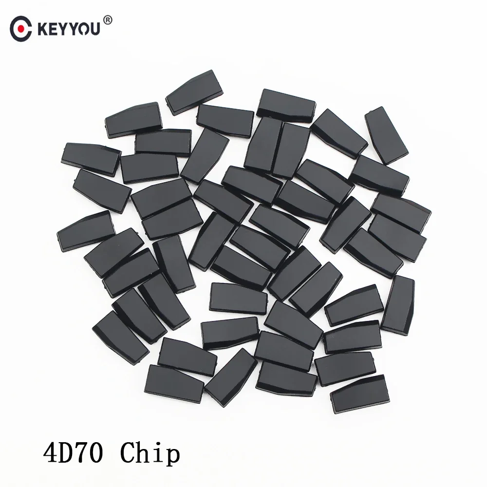 

KEYYOU 10pcs Car Key Transponder 4D70 Chip Immobiliser Blank Suitable For Kia For Toyota Auto Remote Key 4D70 Chip High Quality