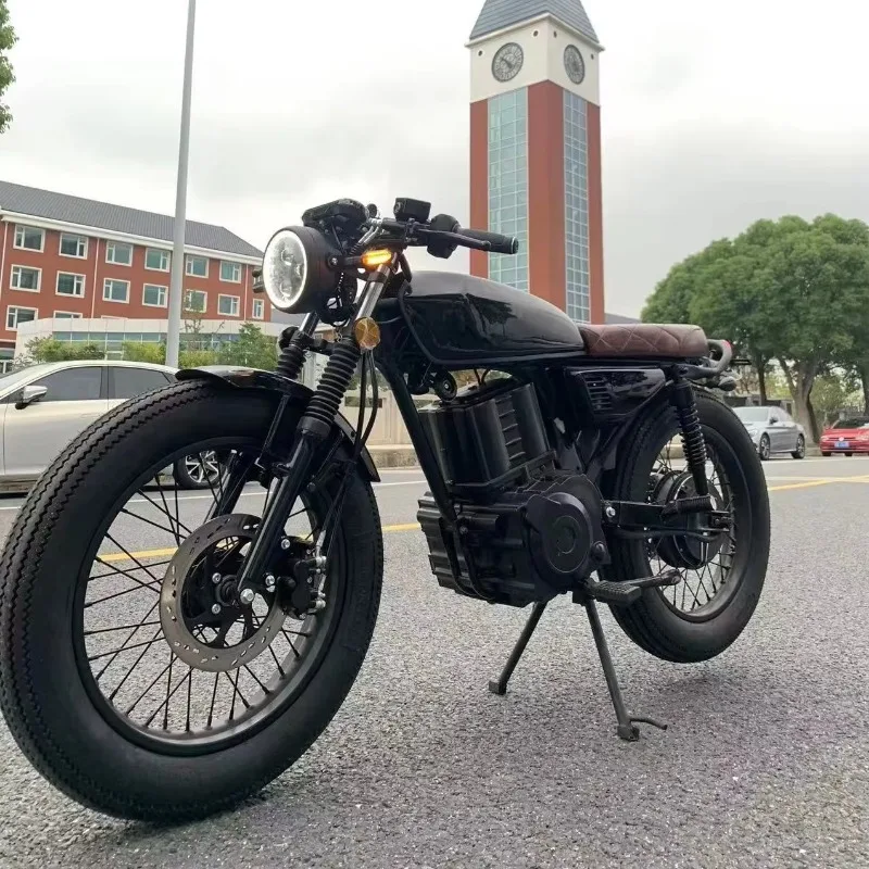 

2000W-5000W Retro Electric Motorcycles High-Speed Fashion Fast Racing Motor For Adults 72V Voltage
