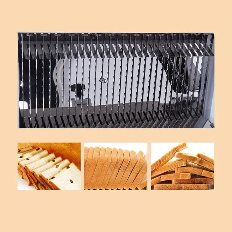 상업용 전기 절단기, 자동 스퀘어 백, 베이킹 토스트 빵, 햄번 슬라이서, 31 슬라이스