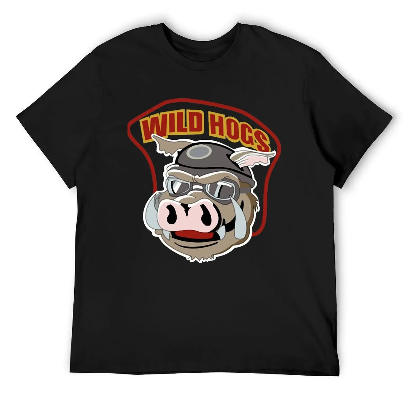 

Wild Hogs Logo T-Shirt man clothes essential t shirt quick drying t shirts for men cotton