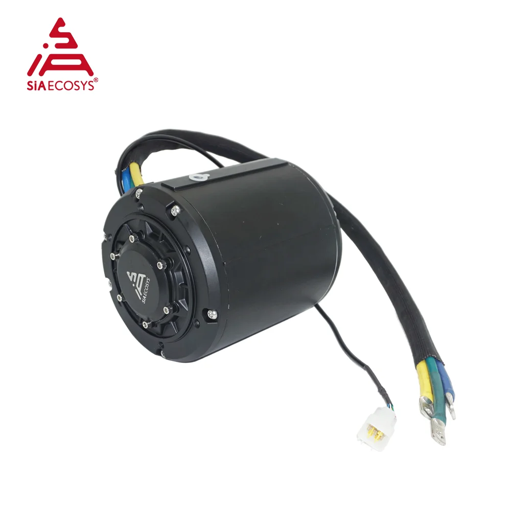 QSMOTOR-Motor de accionamiento medio refrigerado por líquido, 138, 4000W, 90H, 7500W, máximo continuo, 72V, 100KPH, con mejor resistencia a la