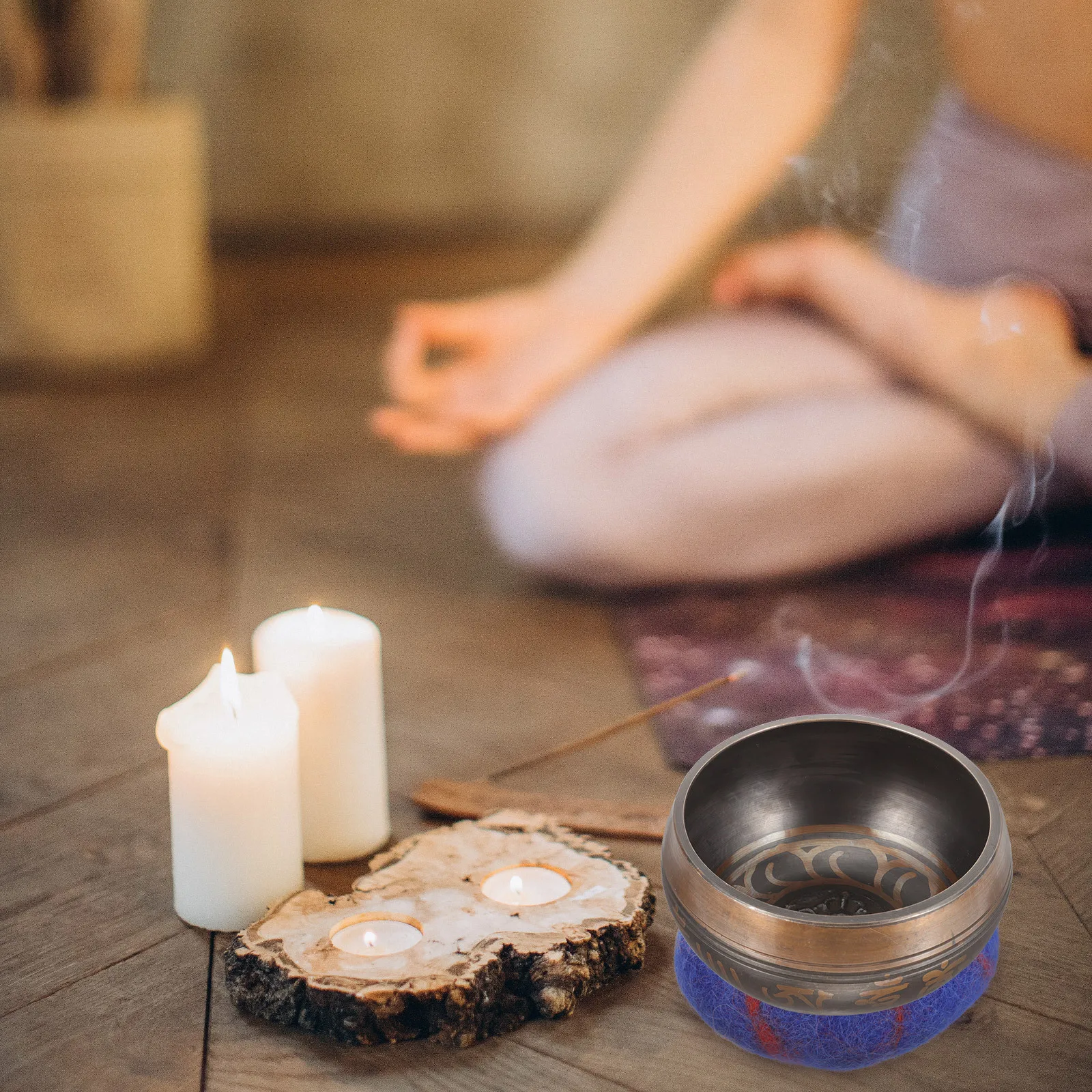 

Woolen Ring Pad Tibetan Singing Bowl Mat Protective Cushion For Meditation Decorative Sound Bowl Accessory