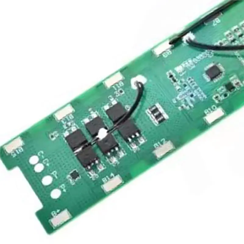 ABUO 16S 60V 25A BMS Battery Charge Protection Board for LMO Ternary Li- 18650 Battery Pack, with Balance Function for E-bike
