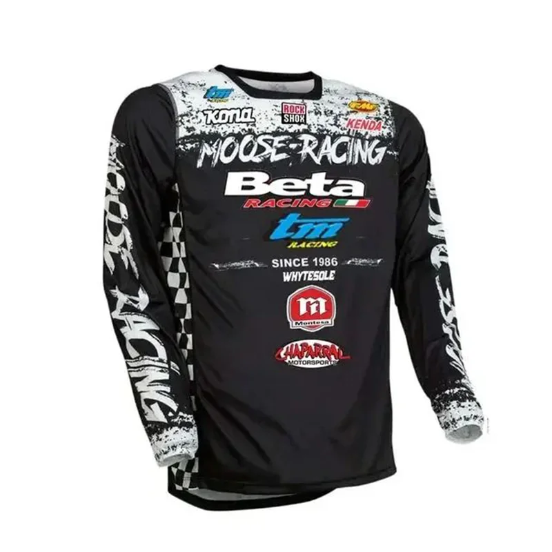MEN'S LONG-SLEEVED T-SHIRT MOTOCROSS RIDING JERSEY MOUNTAIN BIKING OUTDOOR SPORTS FITNESS SHIRT LOOSE CLOTHING