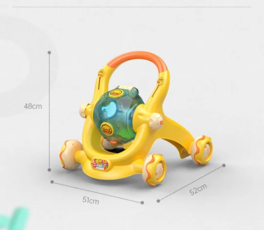 Children's learning to walk toy walker anti-o-leg multi-function anti-rollover wholesale baby walker