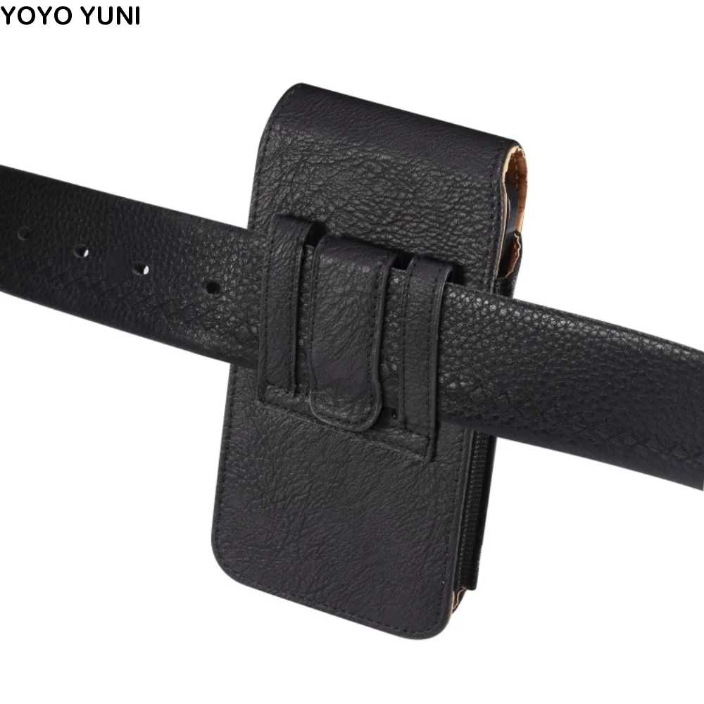 

Leather Phone Case Intelligent Machine Universal Waterproof Hanging Waist Bag Mobile Phone Pocket Orbit Flex Phone Waist Bag