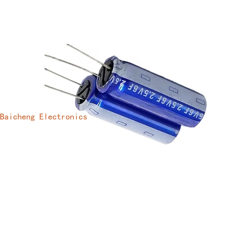 10 PCS 2.5V6.0F volume 10*30 Capacitor 2.5V6F