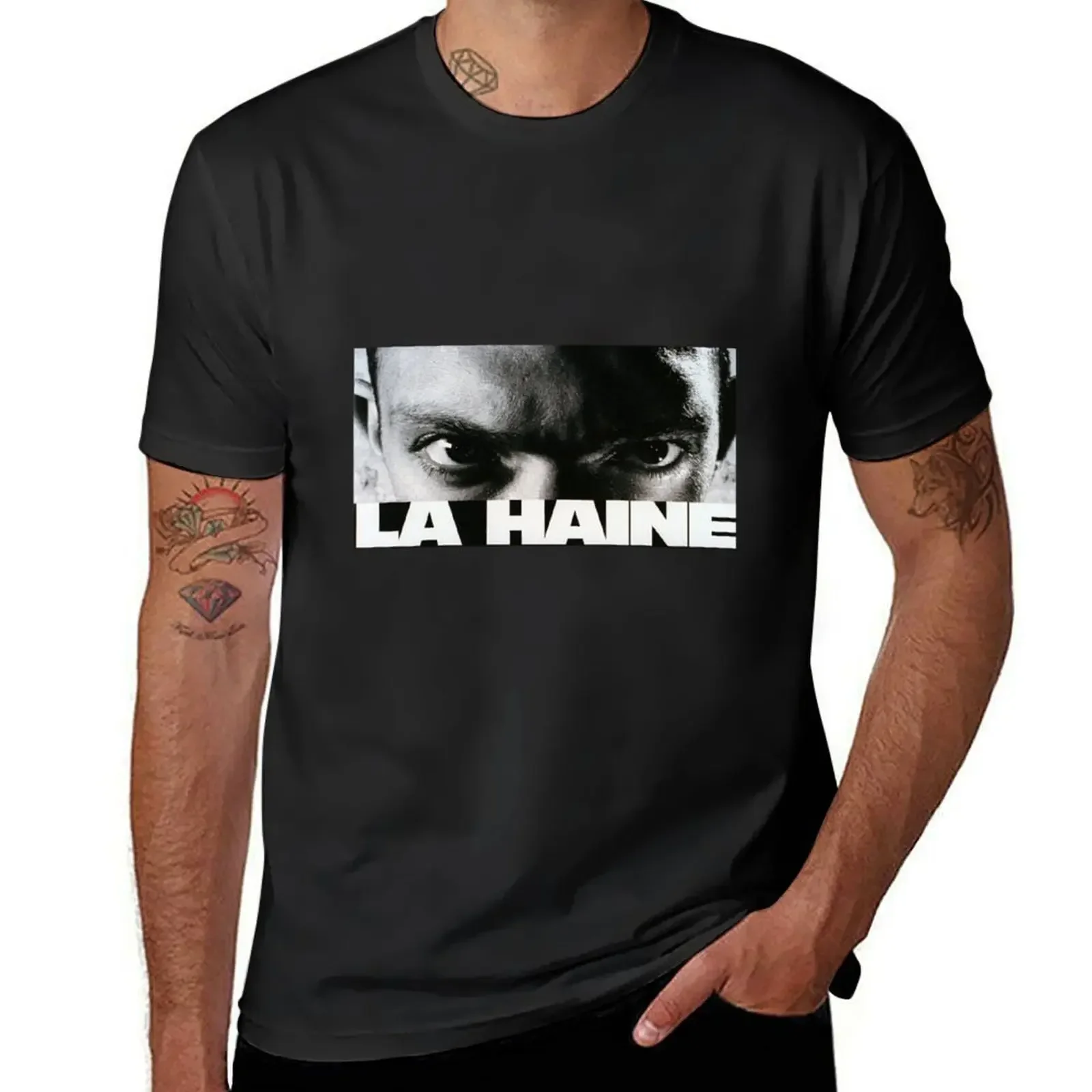 La Haine(8) T-Shirt hippie clothes oversized Short sleeve tee summer top mens t shirts pack