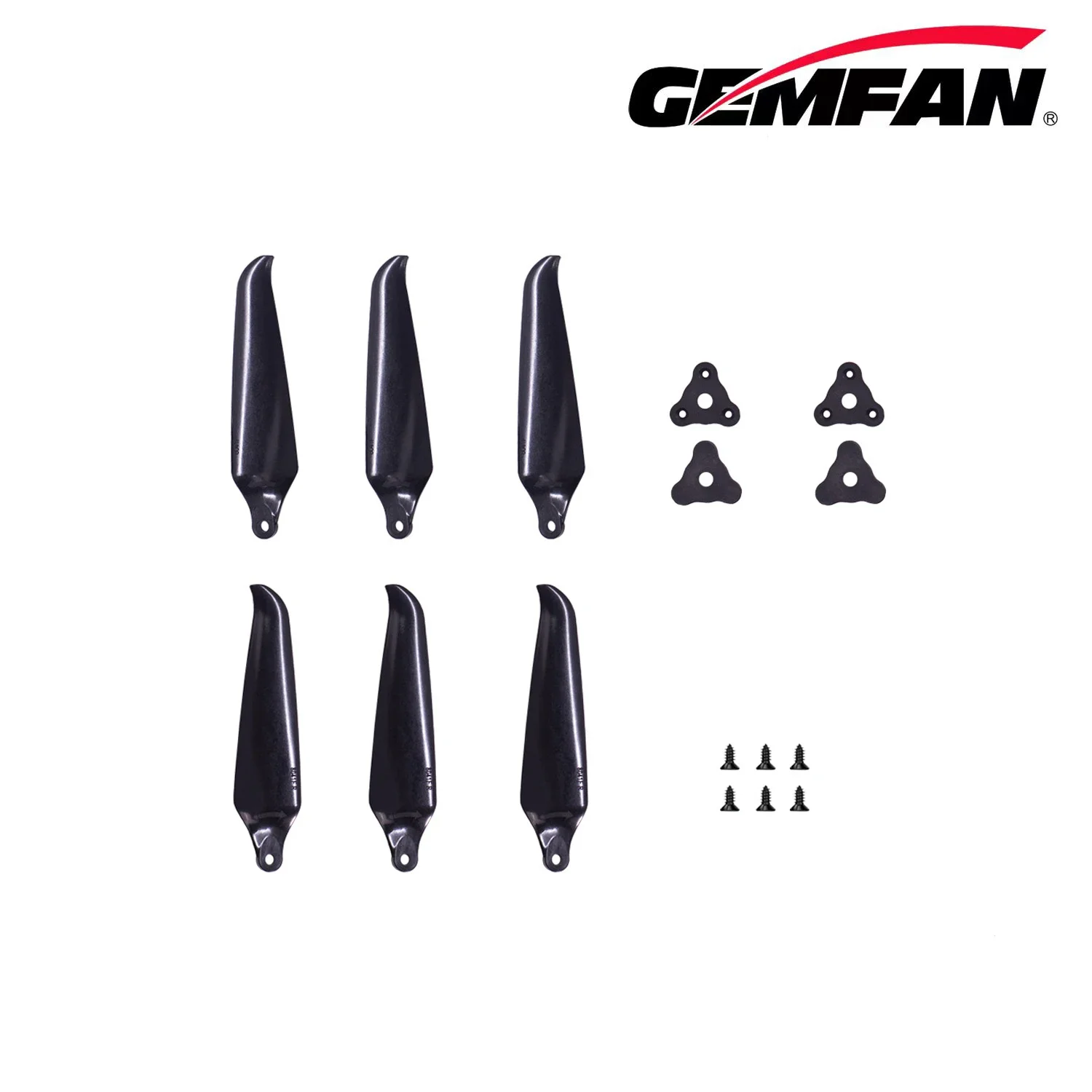 2Pairs (2CW+2CCW) Gemfan F8041 8inch Folding Propeller 2-Blade / 3-Blade Glass Fiber Nylon